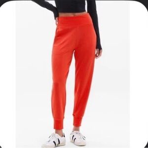 Athleta Coaster Luxe High Rise Jogger Cozy Comfort Red Soft X-Large Athletic